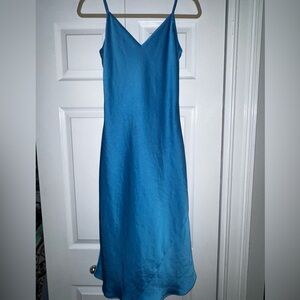 Aritzia Only Slip Satin Midi Dress